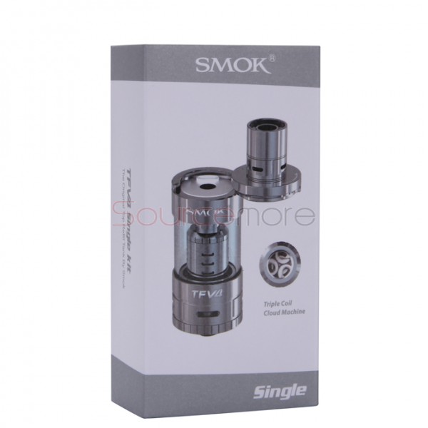 SMOK TFV4 Atomizer Sub Ohm Tank Simple Packing with 510/eGo Thread 5ml-Silver