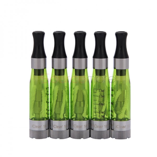 5pcs Innokin iClear 16 1.6ml Atomizer - green