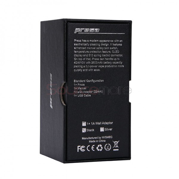 Wismec Presa 40W Mod - Silver