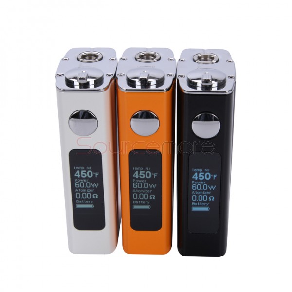 Joyetech eVic-VT 60W Temperature Control 5000mAh Box Mod with OLED Screen - Racing yellow