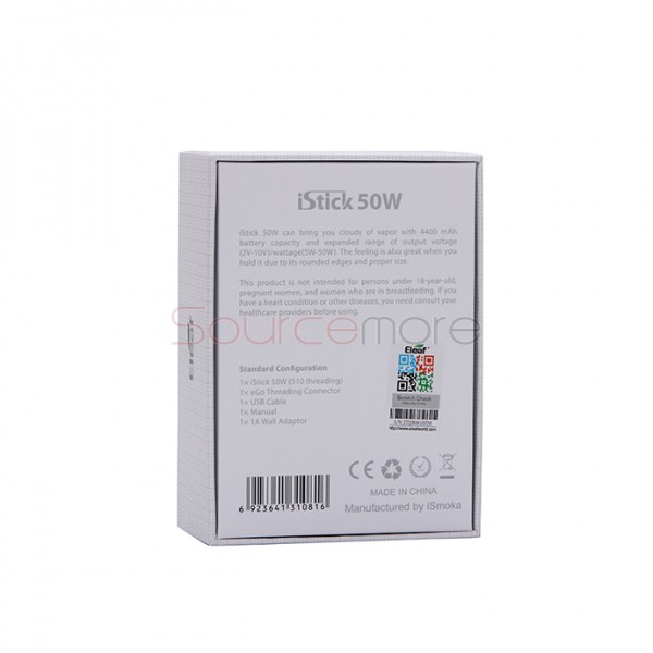 Eleaf iStick 50W Mod Kit  EU Plug- Red