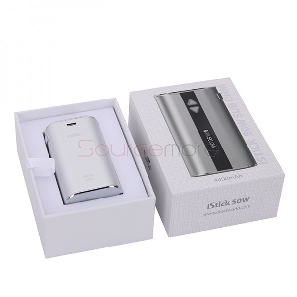 Eleaf iStick 50W Mod Box Kit US Plug- Silver
