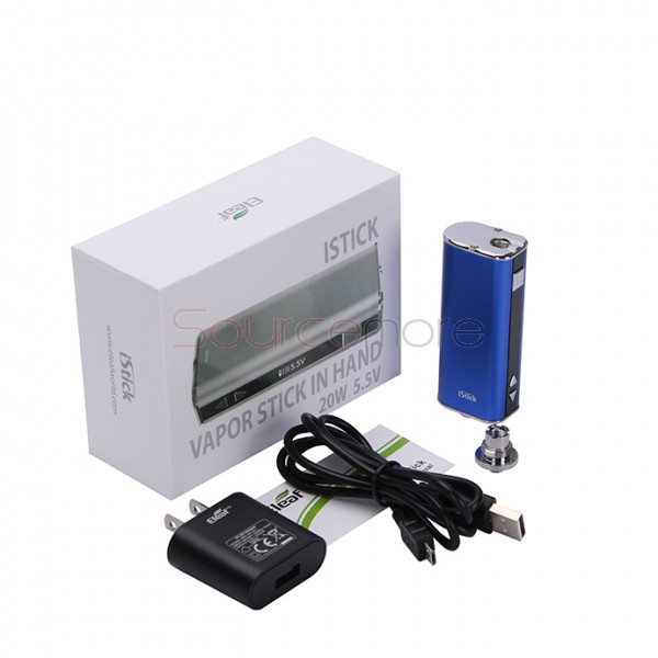 Eleaf  iStick 20W Kit 2200mah VV/VW Mod US Plug-Blue