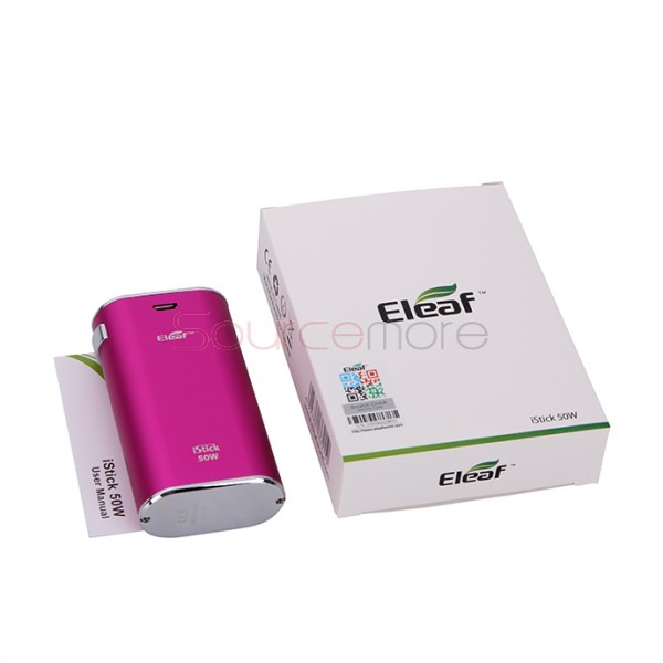 Eleaf   iStick 50W VV/VW Mod Simple Pack 4400mah Battery- Red