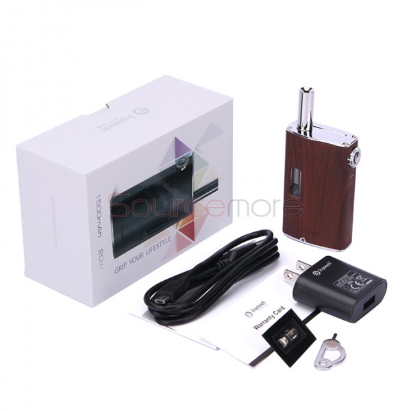 -Joyetech eGrip Starter VW Kit with EU Plug 20w 1500mah-Silver