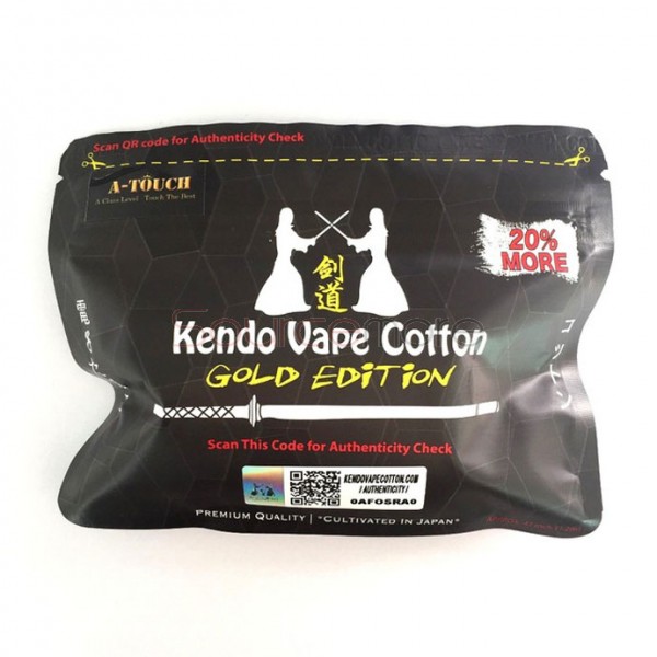 Kendo Vape Cotton Gold Edition Japanese Organic Cotton