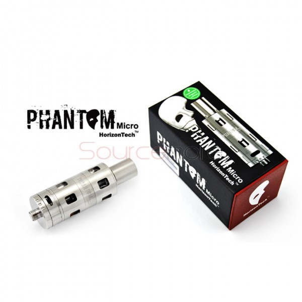 Horizon Phantom Micro Sub Ohm Tank 3.5ml with 30W to 70W Working Wattage-Stainless Steel