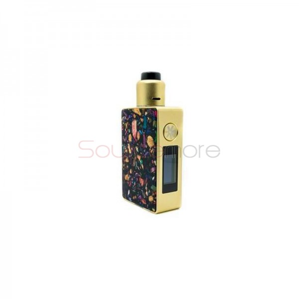asMODus Spruzza 80W Squonk Kit Mosaic Gold Black