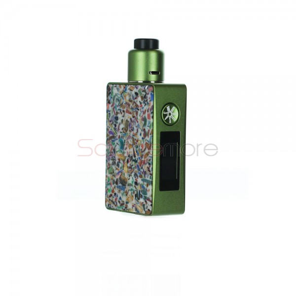 asMODus Spruzza 80W Squonk Kit Mosaic Green White