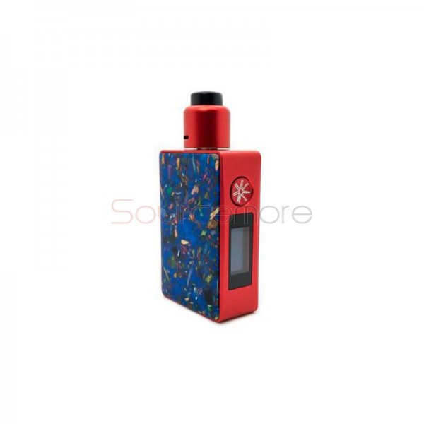 asMODus Spruzza 80W Squonk Kit Mosaic Red Blue