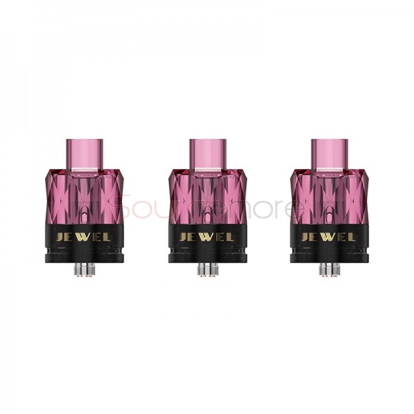 Augvape Jewel Disposable Mesh Subohm Tank 3pcs - Red