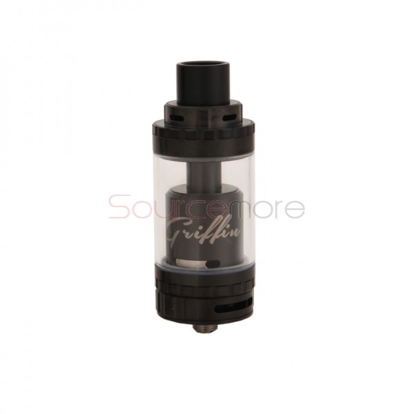 Geek Vape Griffin 25 Plus 5.0ml Bottom Airflow System Tank with 18.9mm Build Deck-Black