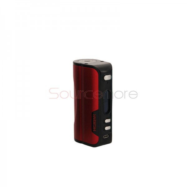 Hcigar VT75 Evolv DNA75 Chipest Temperature Control Mod Support SS/Ni/Ti Powered by Single 26650 or 18650 Cell-Red