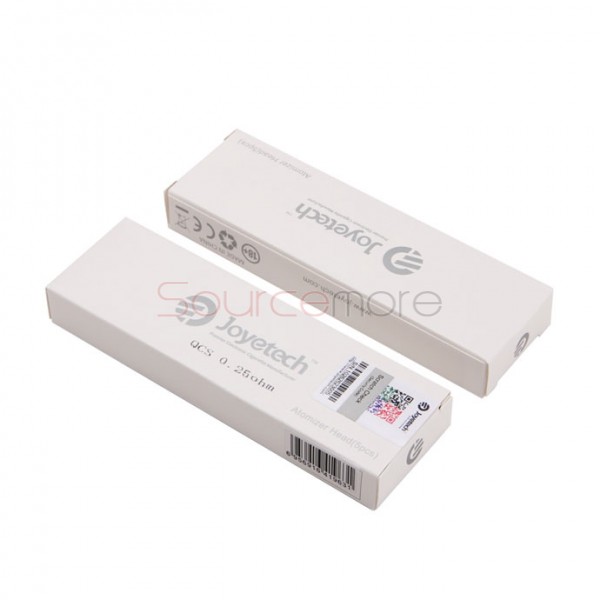Joyetech Ultimo Replacement Coil Head MG QCS Head 5pcs- 0.25ohm
