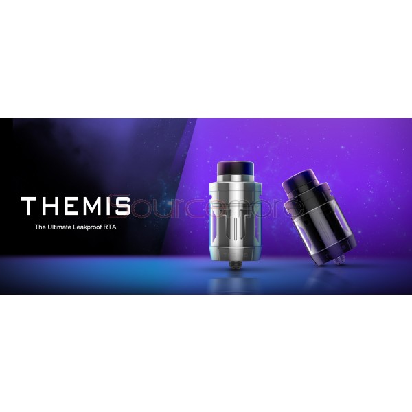 Digiflavor Themis RTA with 5ml Capacity Support Single&Dual Coil Build-Black
