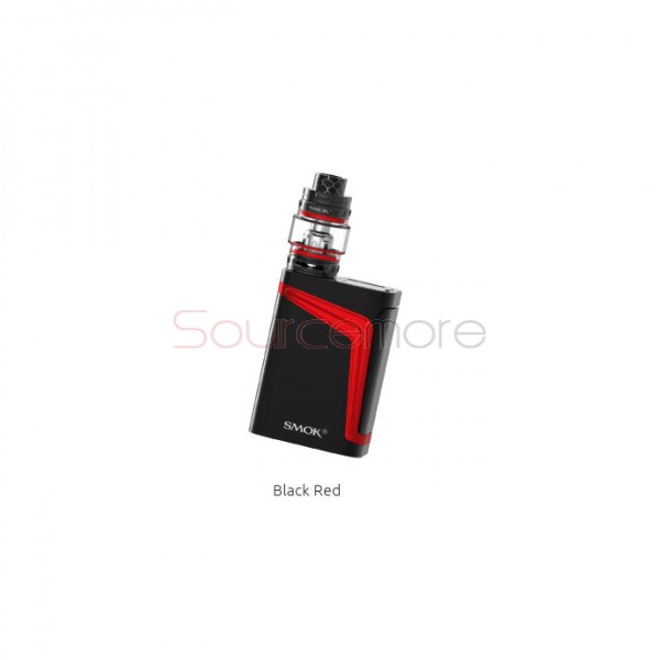 Smok V-FIN Kit with 160W V-FIN Box Mod and 6.0ml TFV12 Big Baby-Black Red