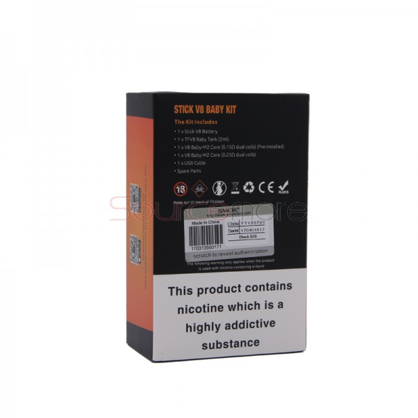 SMOK Stick V8 Baby Kit EU Edition - Black