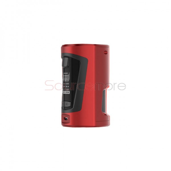 Geek Vape GBOX Squonker 200W Mod Requires Dual 18650 Cells- Wine red