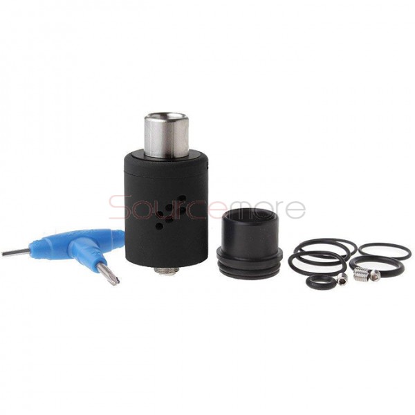 Wotofo Lush RDA Atomizer - Black + Pink Spot