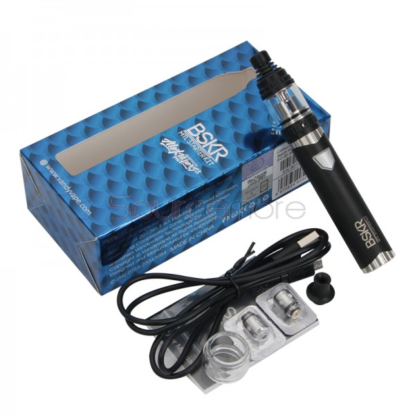 Vandy Vape Berserker MTL Starter Kit with Built-in 1100mAh Battery - Matte Black