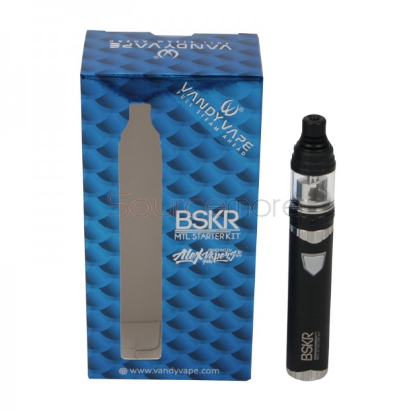 Vandy Vape Berserker MTL Starter Kit with Built-in 1100mAh Battery - Matte Black