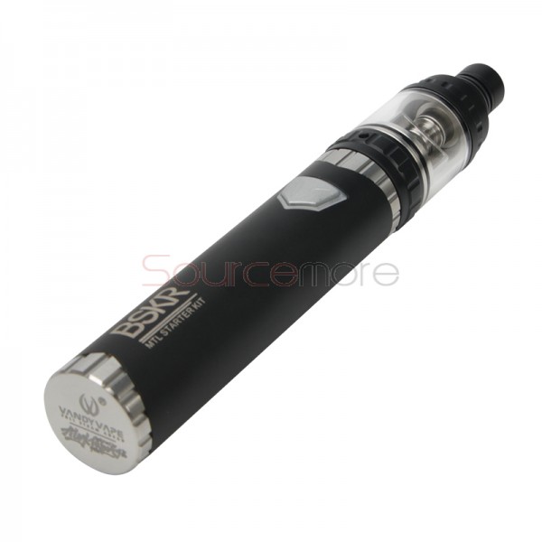 Vandy Vape Berserker MTL Starter Kit with Built-in 1100mAh Battery - Matte Black