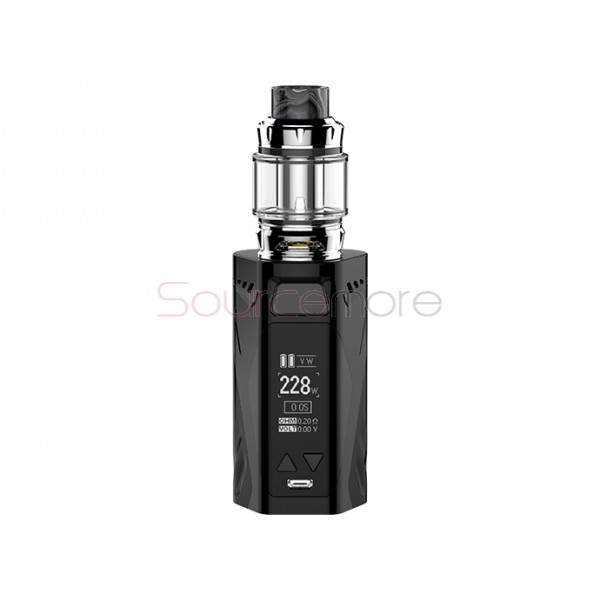 Rincoe Manto X Mesh 228W Kit with Metis Mix Tank - Black