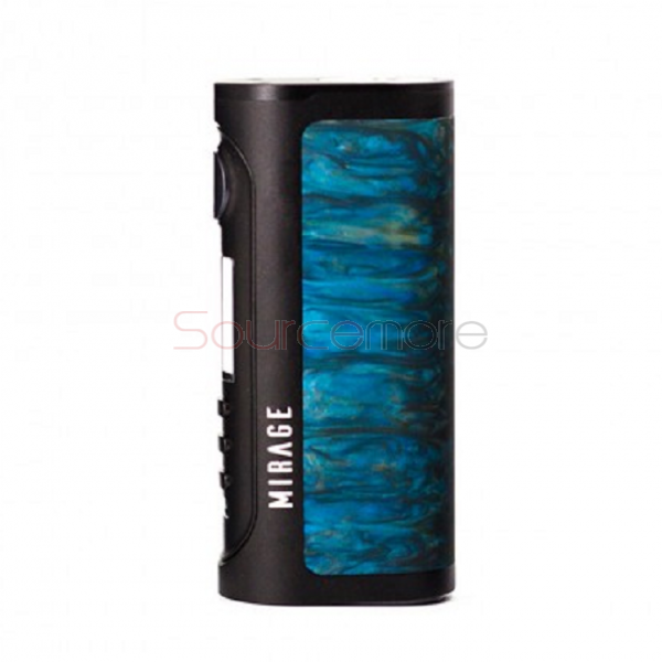 Lost Vape Mirage DNA75C 75W Box Mod - Black Frame & Blue Resin