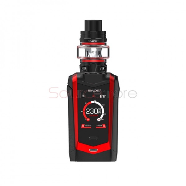 Smok Species 230W Kit with TFV8 Baby V2 Tank - Black Red