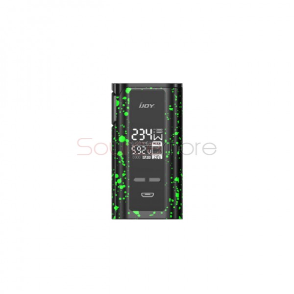 IJOY Captain PD270 234W New Box Mod 6000mAh - Black with green spray