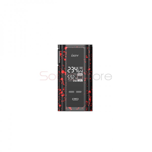 IJOY Captain PD270 234W New Box Mod 6000mAh - Black with red spray