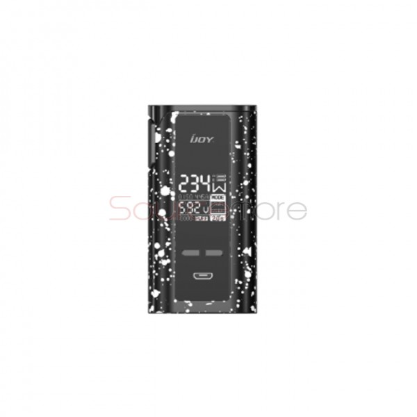 IJOY Captain PD270 234W New Box Mod 6000mAh - Black with white spray