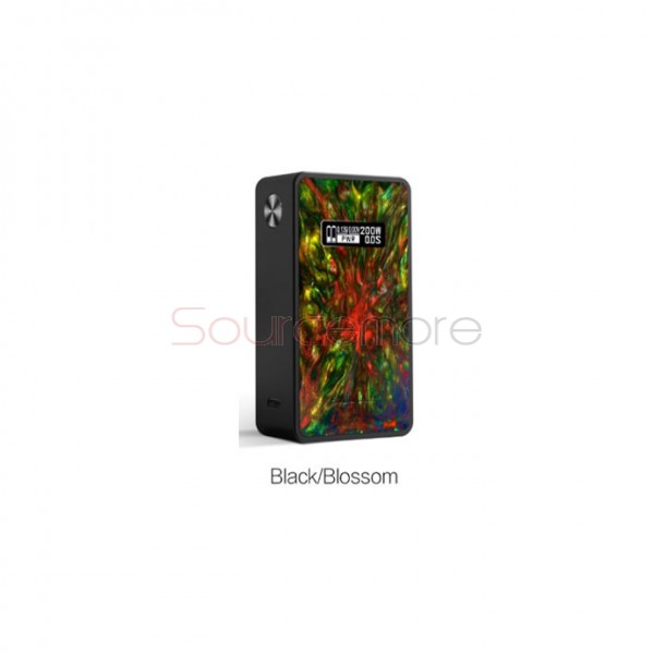 Sigelei Snowwolf 200W R Mod Powered by Dual 18650 Cells-Black/Blossom