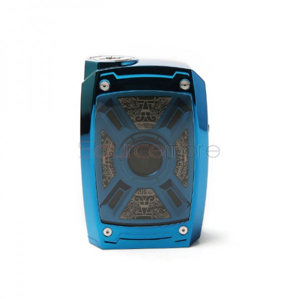 Tesla XT 220W Box Mod with RGB LED Light - Blue