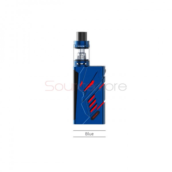 Smok T-PRIV Kit 5ml TFV8 Big Baby Tank with T-PRIV 220W Mod Powered by Dual 18650 Cells- Blue
