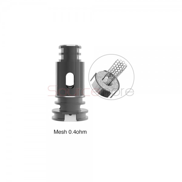 Bohr Flask Coil 5pcs 0.4ohm Mesh Coil