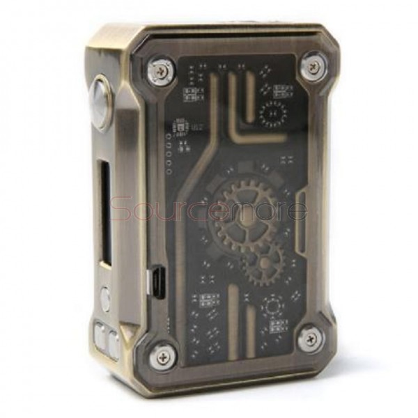 Tesla PUNK 220W Box Mod - Antique Brass