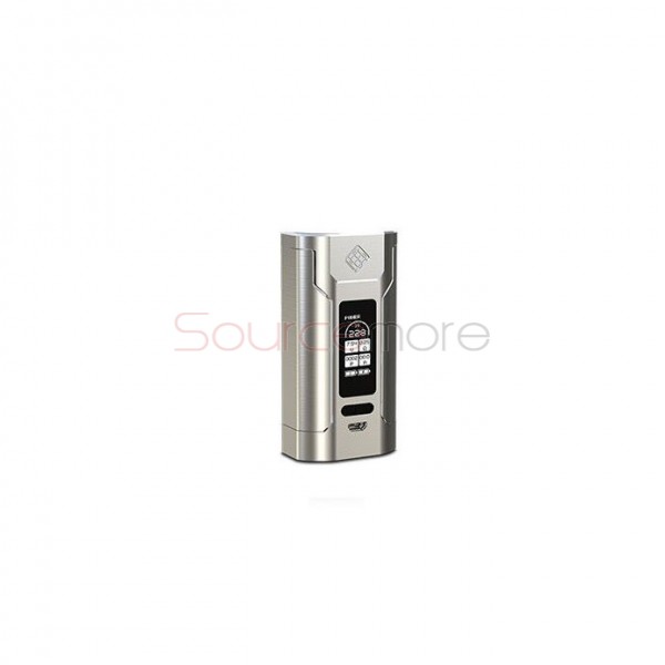 Wismec Predator 228W TC Mod - Brushed Silver