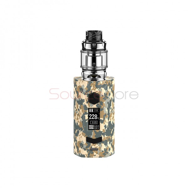 Rincoe Manto S Mesh 228W Kit with Metis Mix Atomizer - Camo