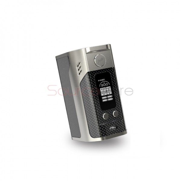 Wismec Reuleaux RX300 TC Mod - Carbon Fiber Silver