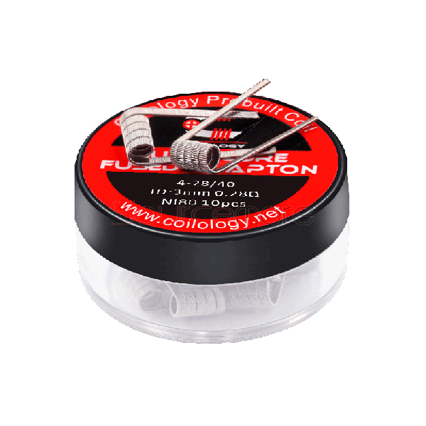 Coilology Quad-Core Fused Clapton Prebuilt Coils 10pcs
