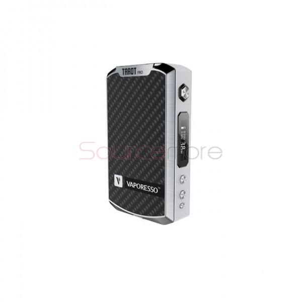 Vaporesso Tarot Pro Mod Powered by Dual 18650 Cells 200W Powerful Upgraded Box Mod Supports TC VW Modes- Silver