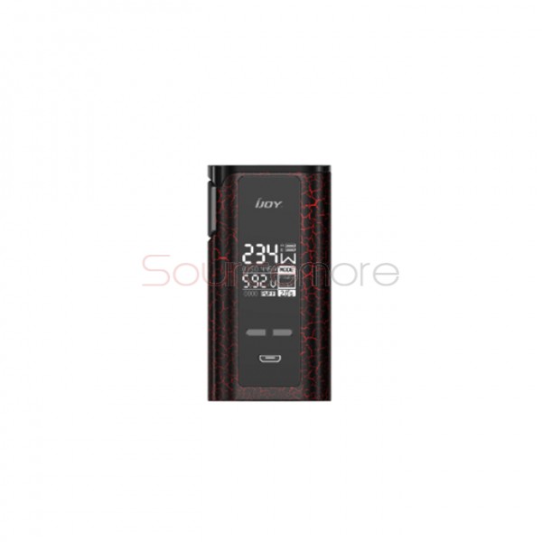 IJOY Captain PD270 234W New Box Mod 6000mAh - Cracks red and black