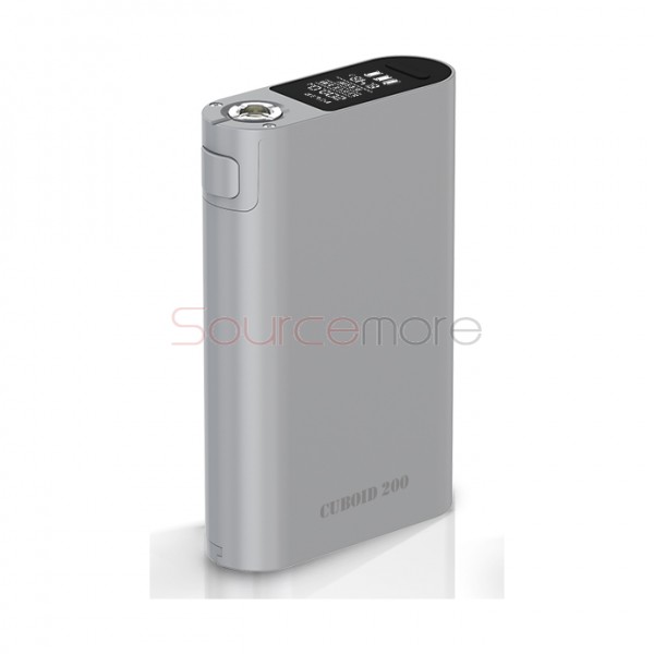 Joyetech Cuboid 200W TC Mod with VT/VW/TCR Mode and Upgradable Firmware Function-Grey