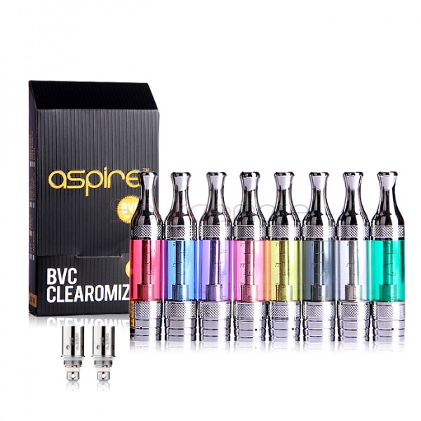 Aspire ET BVC Clearomizer Kit with Coils - Red