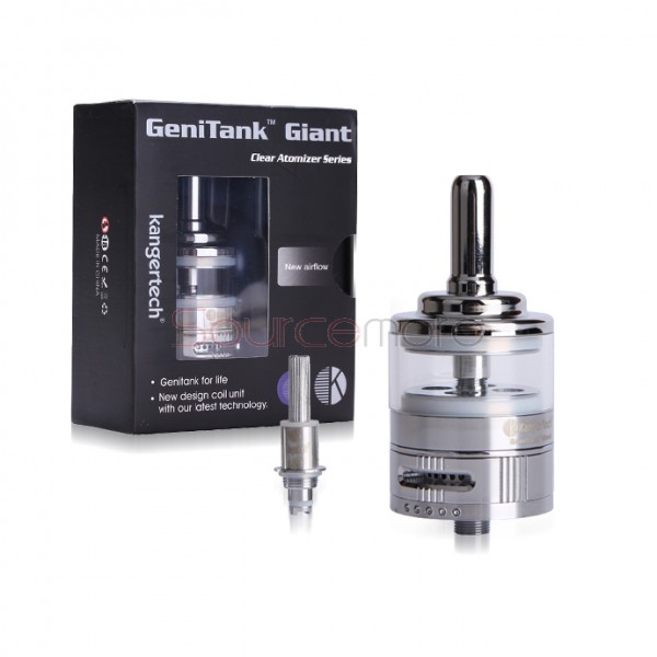 Kanger Genitank Giant Atomizer 4.5ml Airflow Control Glass Tank