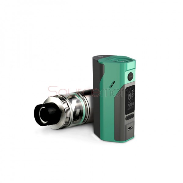 Wismec Reuleaux RX2/3 Mod with Cylin RTA Bundle Kit - Cyan Grey