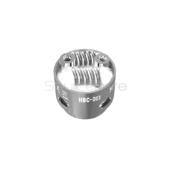 Geek Vape Eagle Replacement HBC-D03 Clapton Dual Coil 2pcs- 0.2ohm 
