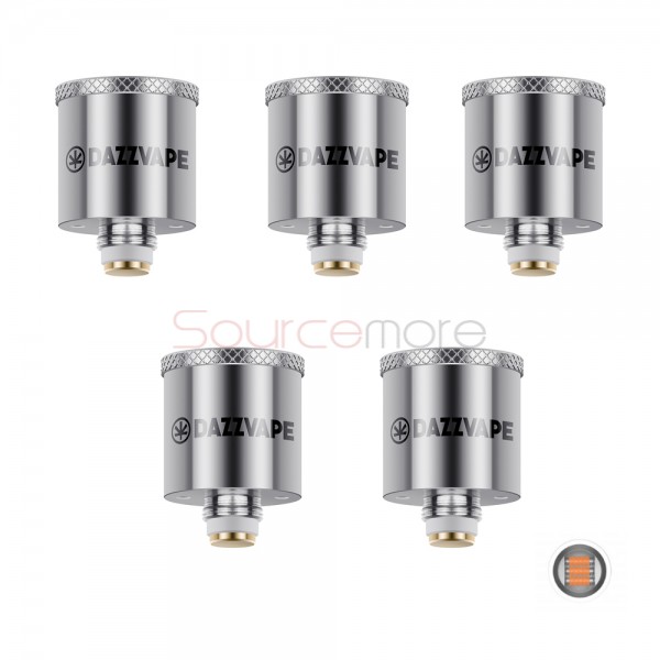 Dazzvape Melter Triple Titanium Quartz Coil 5pcs