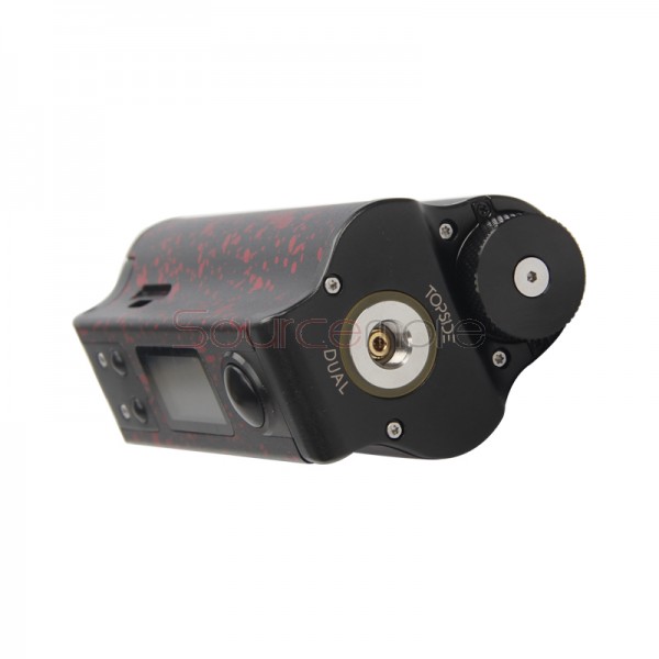 DOVPO Topside Dual 200W Squonk Mod - Black Red